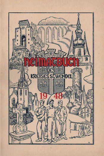 Umschlag des ersten Heimatbuches des Landkreises Sankt Wendel von 1948
